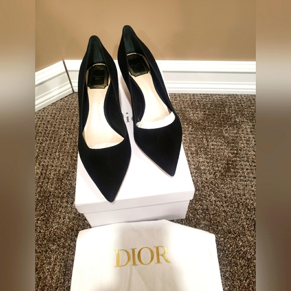 Christian Dior suede pump - Picture 1 of 4